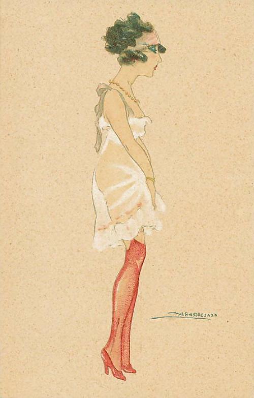 25P Drawn EroPorn Art 91 - Fashion Artist C. Calderara
