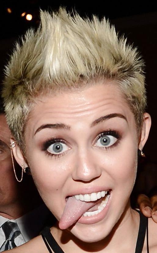 10P Miley Cyrus Tongue