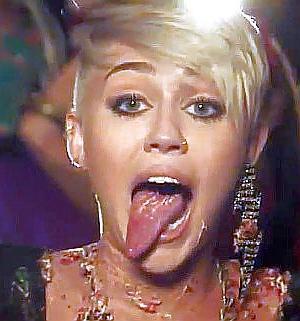 10P Miley Cyrus Tongue