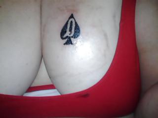 12P Queen of Spades tattoo