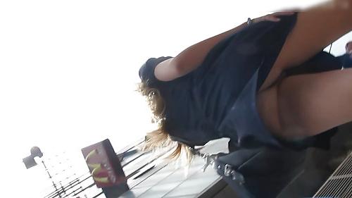 4P Upskirt Ignorant Bitch