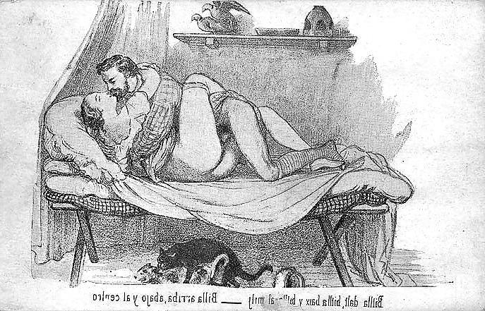 23P Them. Drawn Porn   Art 18 - French Postcards 5