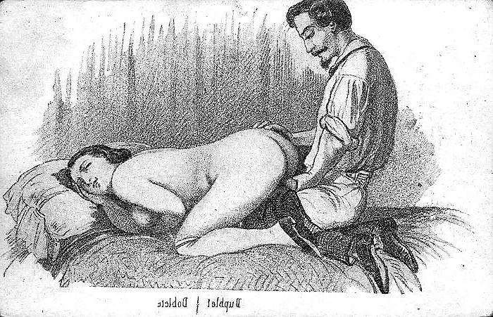 23P Them. Drawn Porn   Art 18 - French Postcards 5