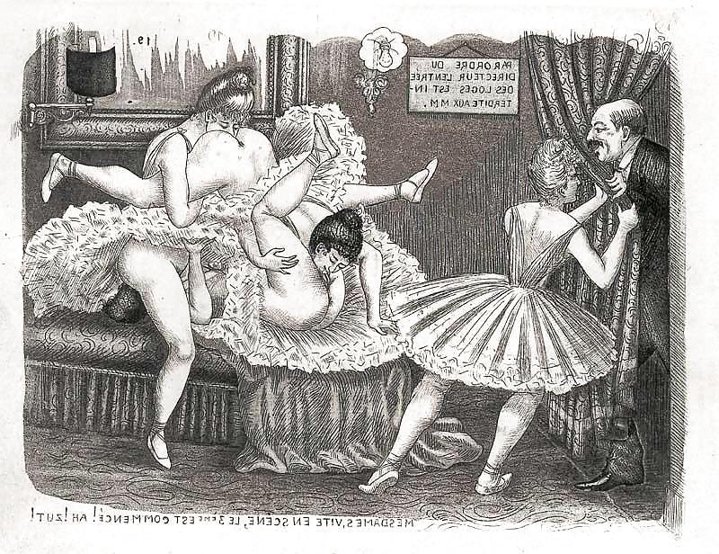 23P Them. Drawn Porn   Art 18 - French Postcards 5