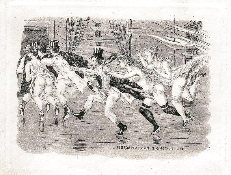 23P Them. Drawn Porn   Art 18 - French Postcards 5