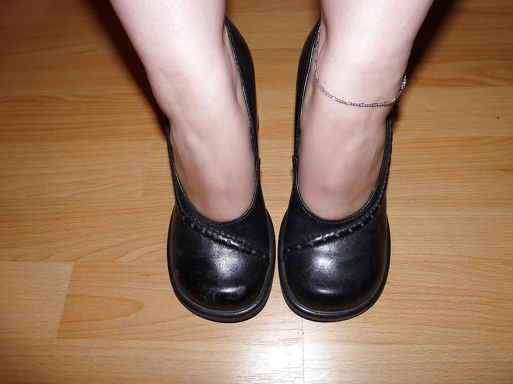 25P Wifes sexy random shoes heels feet legs nylon