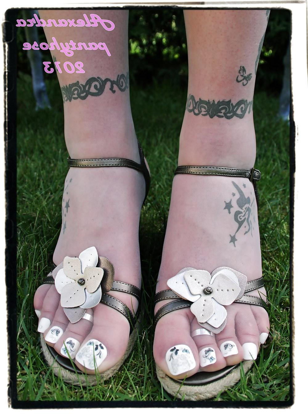 25P My legs and feet sandals pantyhose collection 04
