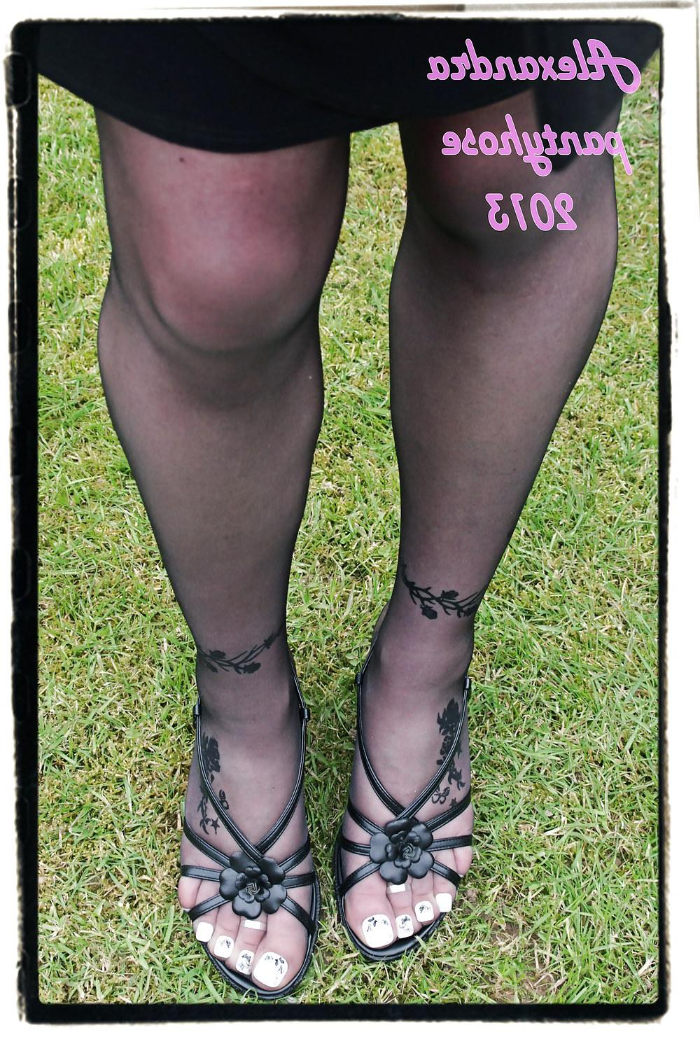 25P My legs and feet sandals pantyhose collection 04