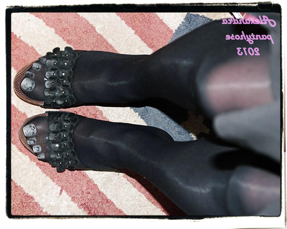 25P My legs and feet sandals pantyhose collection 04