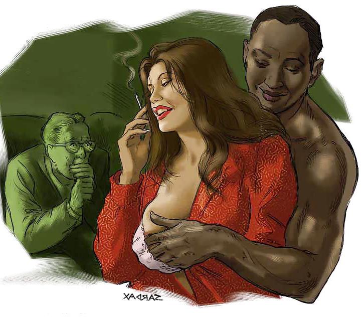 24P Interracial art