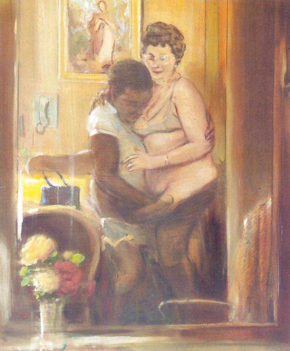 24P Interracial art