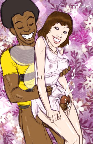 24P Interracial art