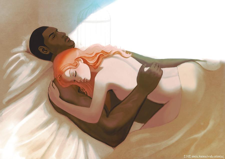 24P Interracial art