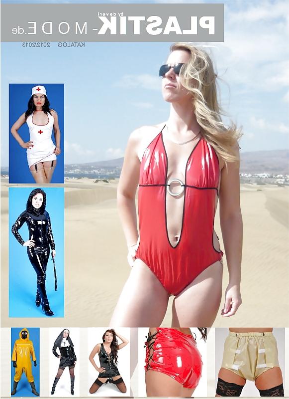 9P PVC Plastic Fetish Sluts