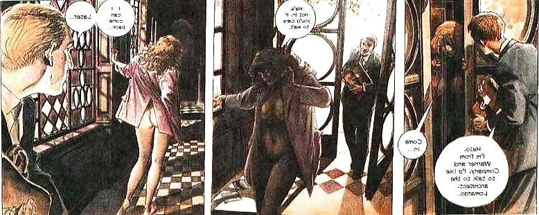 13P Erotic Comic Art 12 - The Voyeur