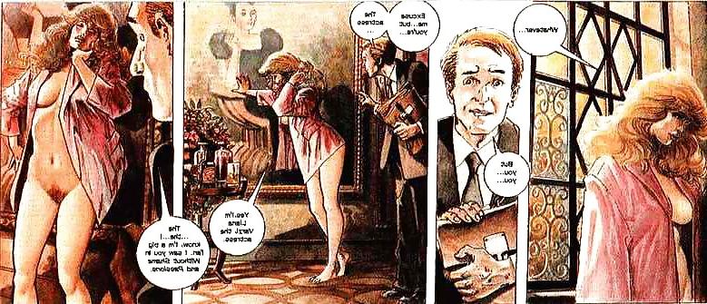 13P Erotic Comic Art 12 - The Voyeur