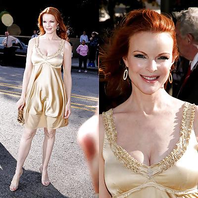 16P Female Celebs  - Marcia Cross ... wrrruff....