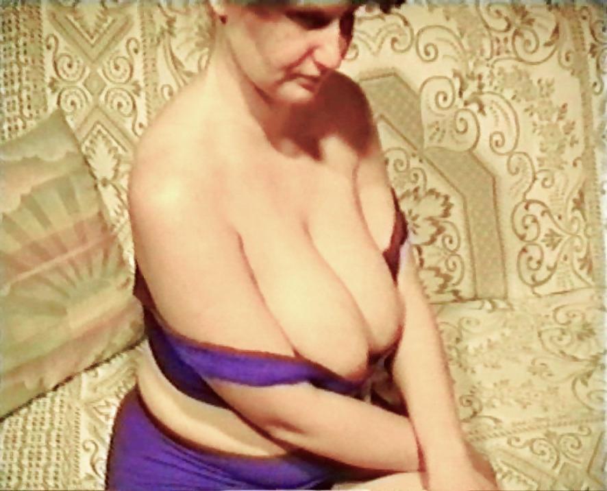 12P SAG - Big Busty Bitch's Braless Party Dress 18