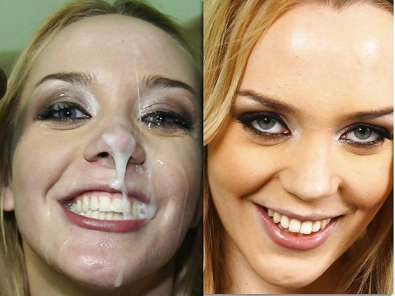 14P White beauties with bbc -- before and during...