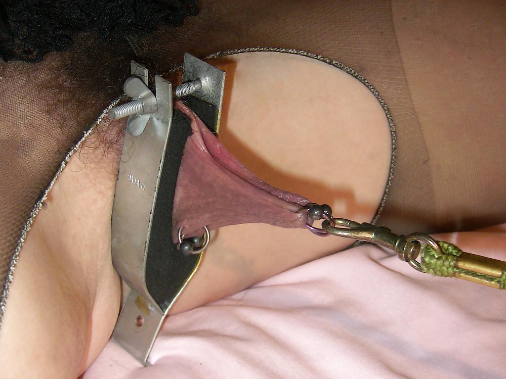 10P Tim107 clamped pussy pt 2, and stretched up date