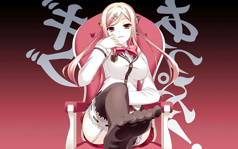 10P Feet and pantyhose hentai #5  (pies y pantimedias hentai #5)