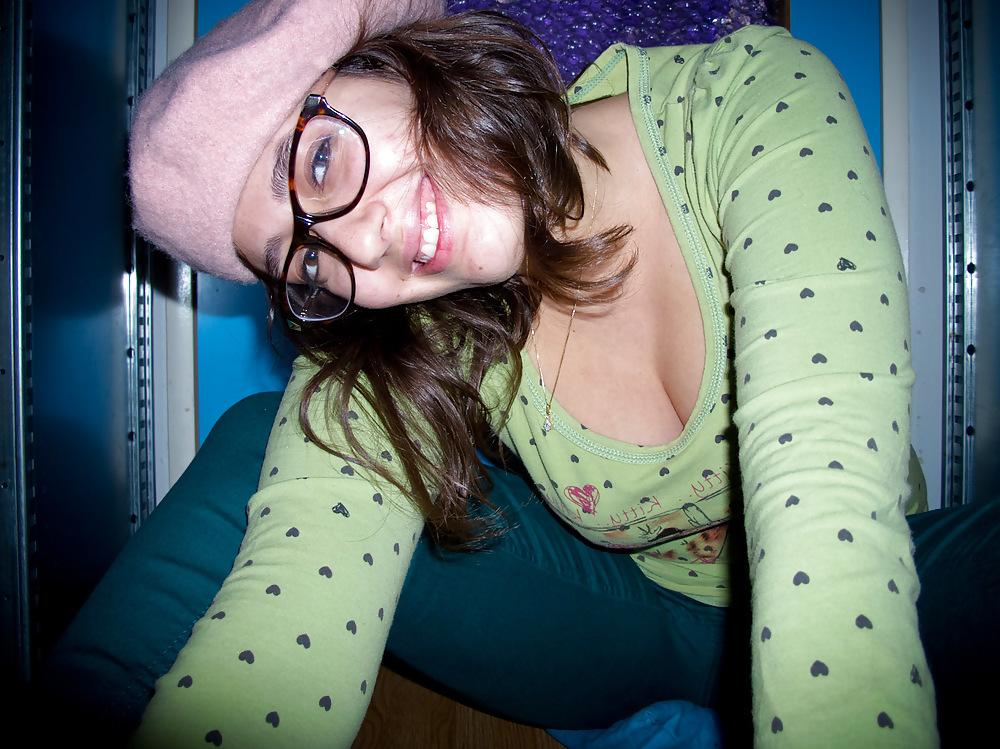 10P Next door girl with glasses