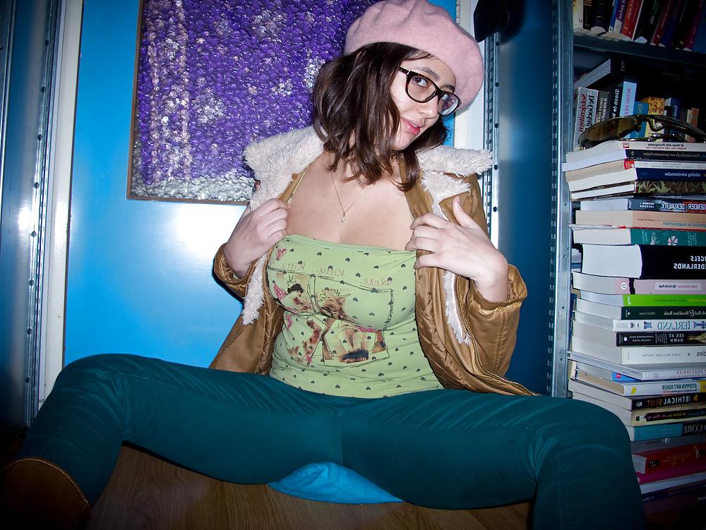 10P Next door girl with glasses