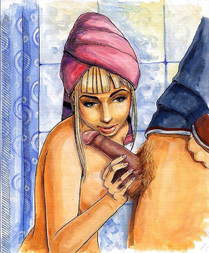 25P Them. Drawn Porn Art 24 - Fellatio 3 of 3