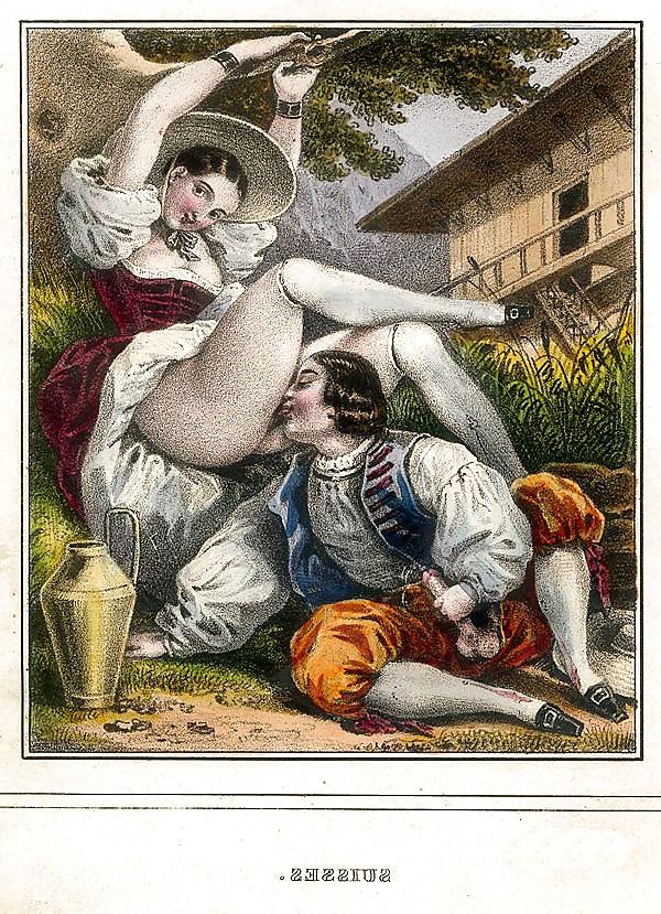 13P Them. Drawn Porn Art 25.1 - Sex Around the World in 1835