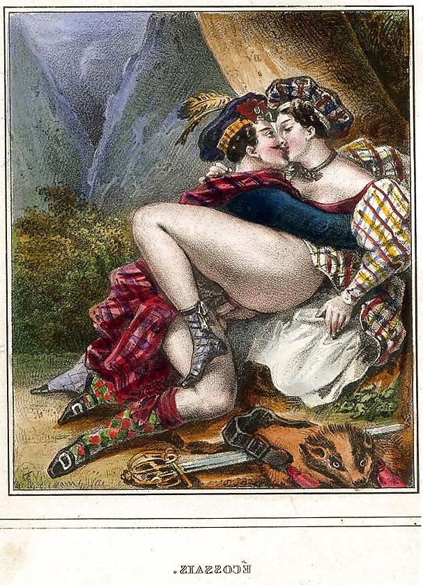 13P Them. Drawn Porn Art 25.1 - Sex Around the World in 1835