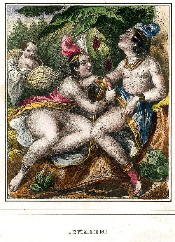 13P Them. Drawn Porn Art 25.1 - Sex Around the World in 1835