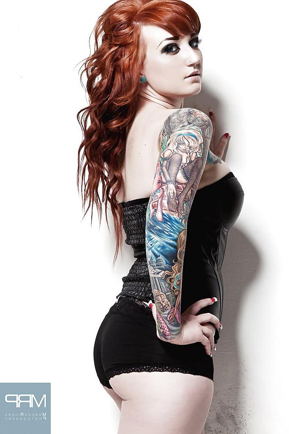 15P Hot Inked Goddess Skyeann Gigilo