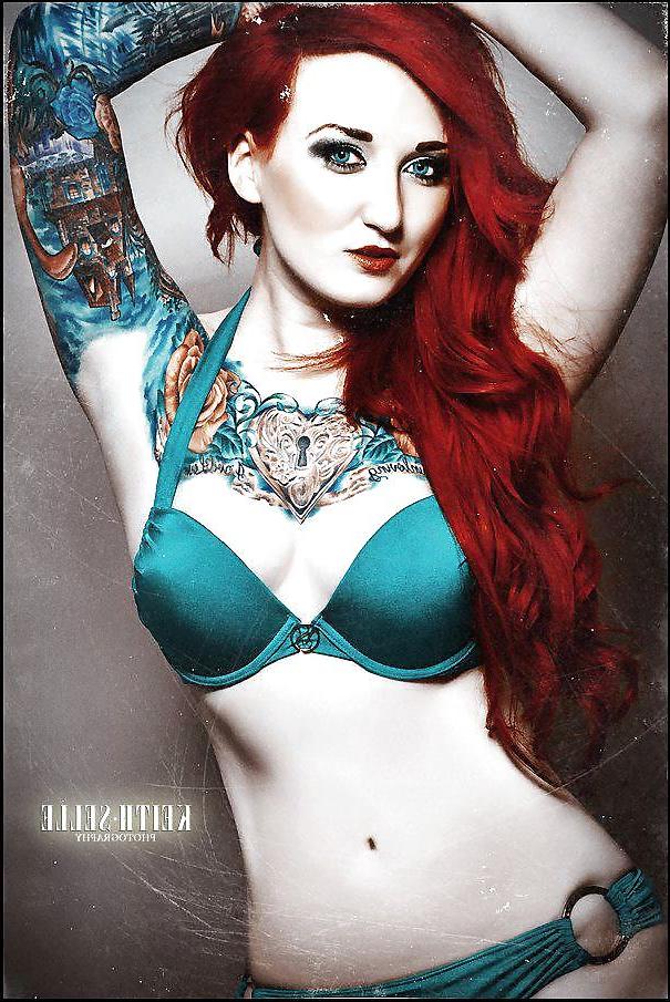 15P Hot Inked Goddess Skyeann Gigilo