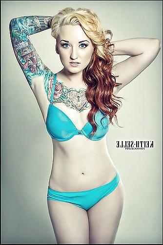 15P Hot Inked Goddess Skyeann Gigilo