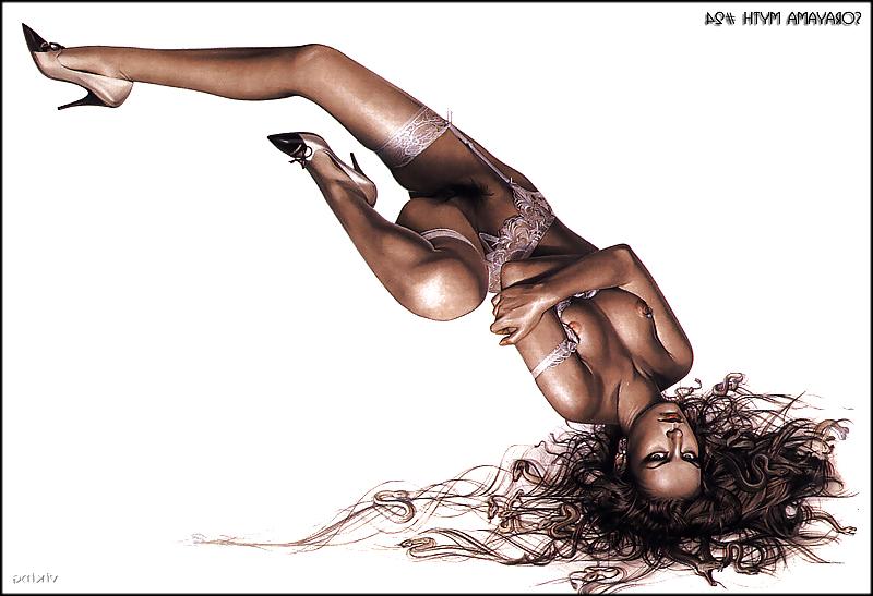 25P Erotic Art - Pinups -  Work by Sorayama