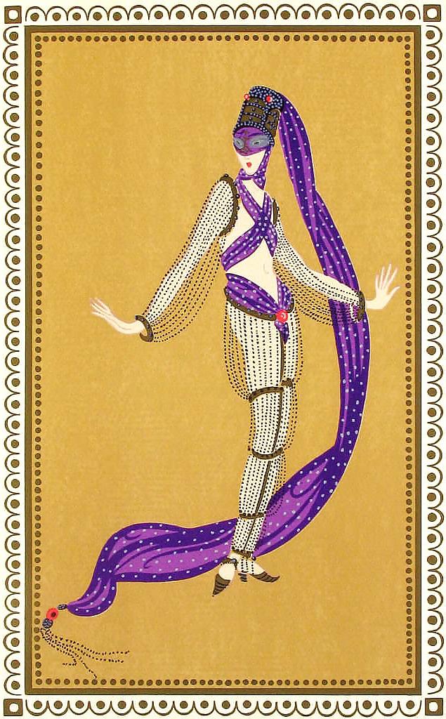 25P Drawn EroPorn Art 85 - Romain de Tirtoff aka Erte