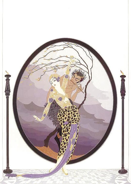 25P Drawn EroPorn Art 85 - Romain de Tirtoff aka Erte