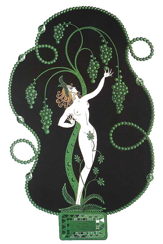 25P Drawn EroPorn Art 85 - Romain de Tirtoff aka Erte