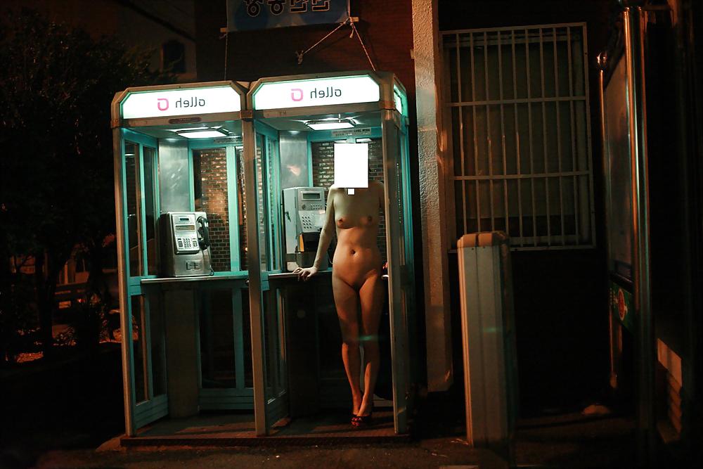 16P Korean girl nude in public