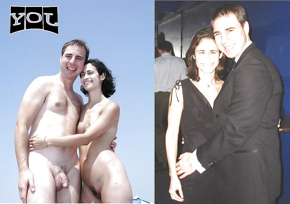 25P Real amateurs dressed an undressed set 2