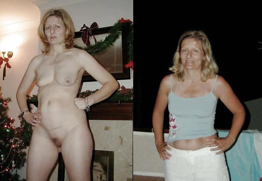 25P Real amateurs dressed an undressed set 2