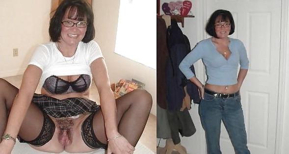 25P Real amateurs dressed an undressed set 2
