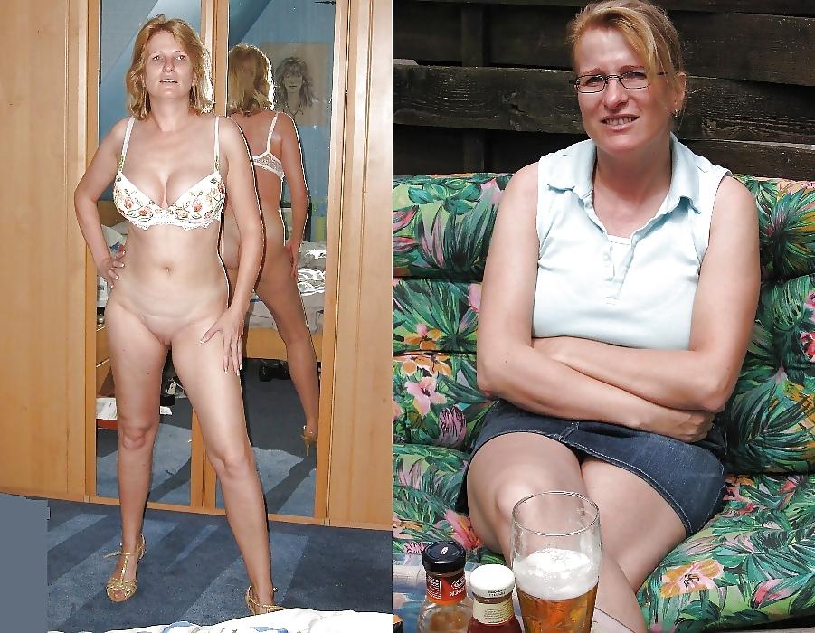 25P Real amateurs dressed an undressed set 2