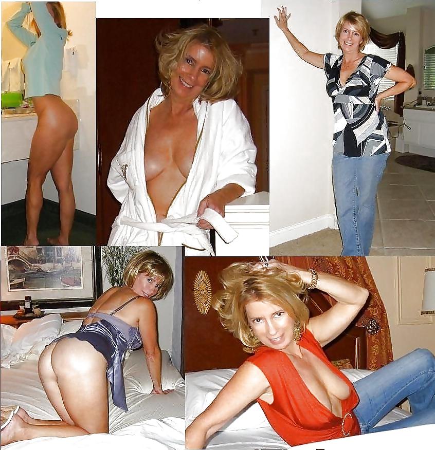 25P Real amateurs dressed an undressed set 2