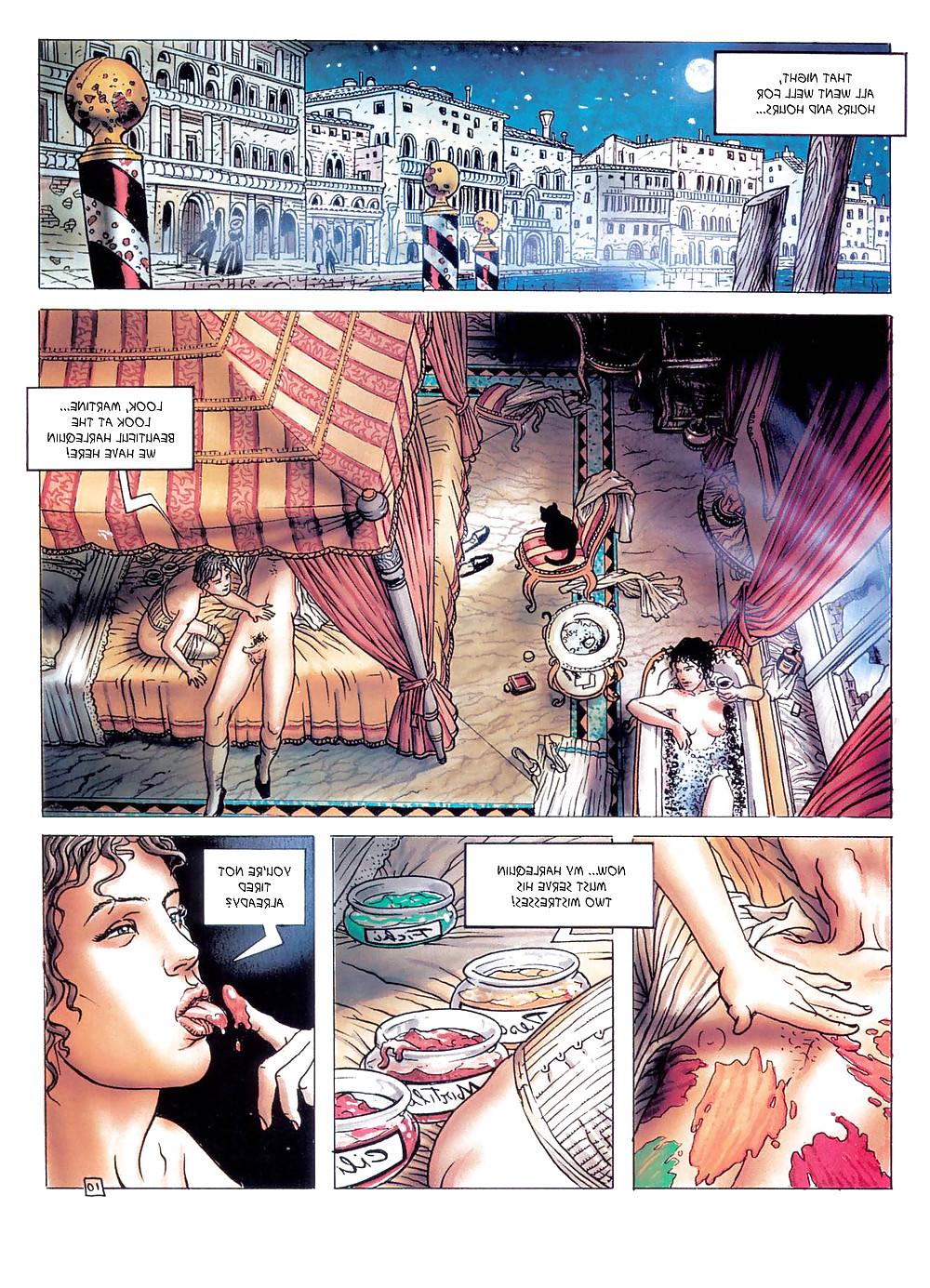 14P Erotic Comic Art 39 - Memory of a  Libertine - Casanova