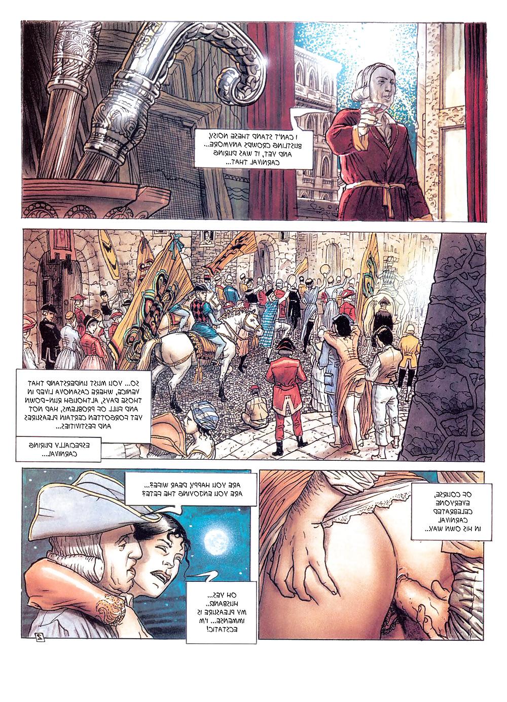 14P Erotic Comic Art 39 - Memory of a  Libertine - Casanova