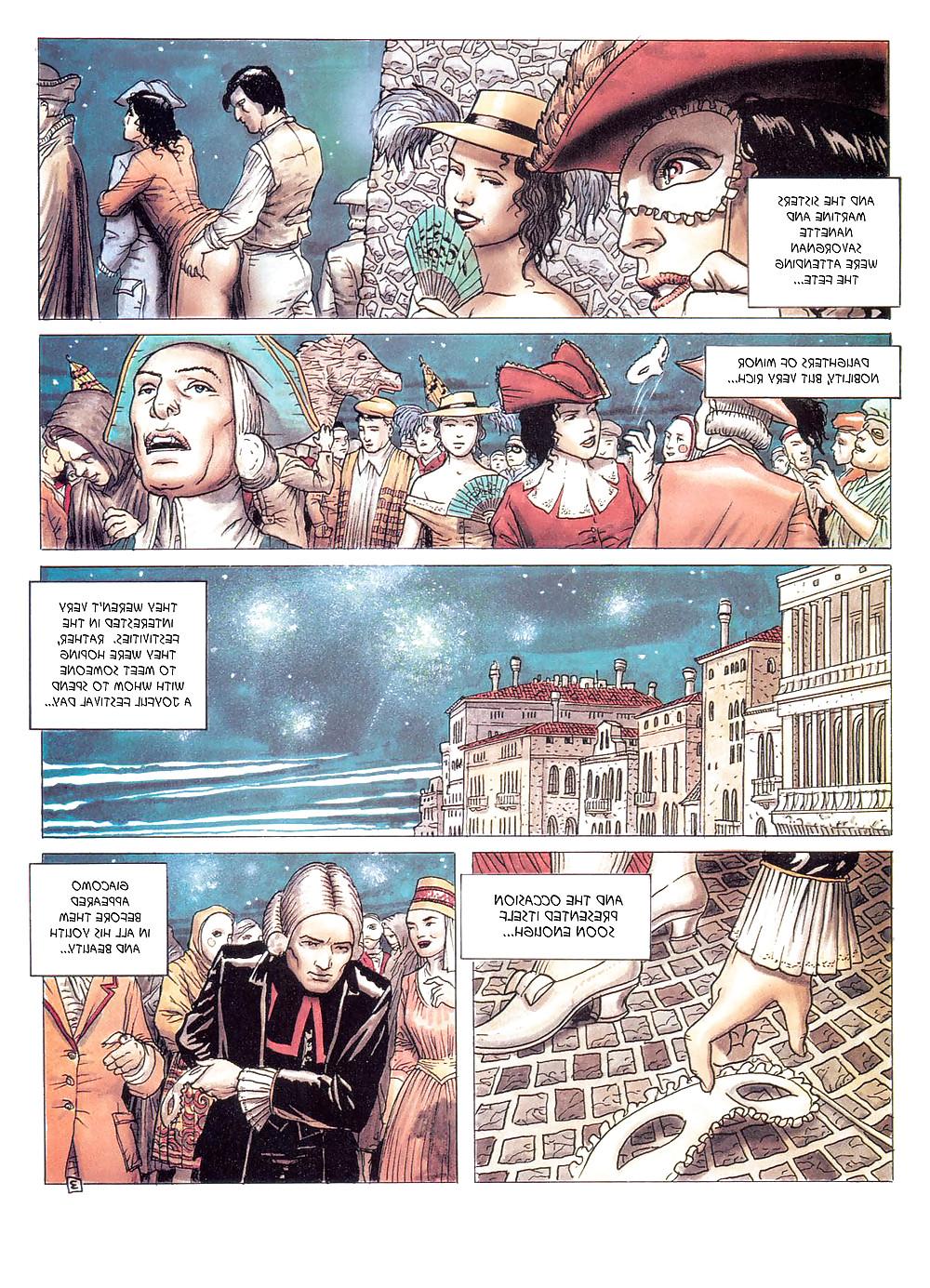 14P Erotic Comic Art 39 - Memory of a  Libertine - Casanova