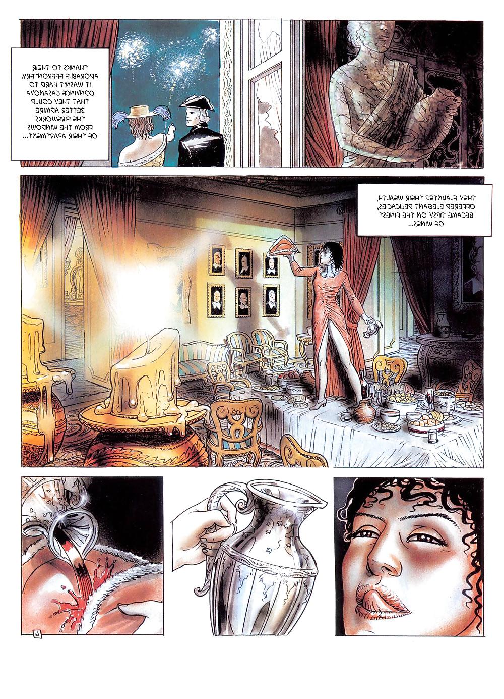 14P Erotic Comic Art 39 - Memory of a  Libertine - Casanova
