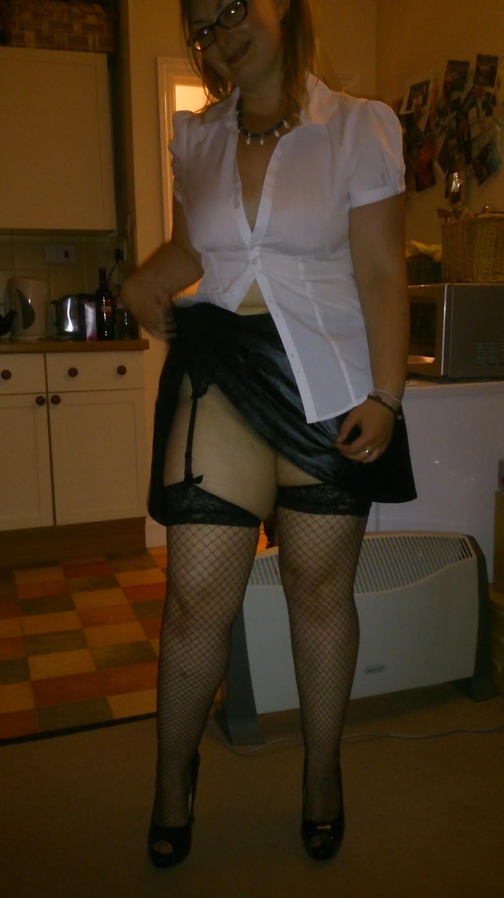7P Chubby amateur Schoolgirl outfit GF