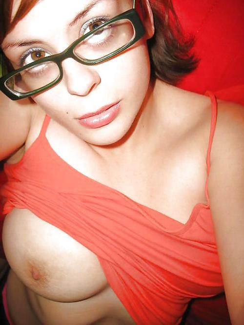 25P Girls wearing glasses, and some cum too!